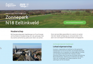 Vooroverlegplan Zonnepark N18 Eeltinkveld